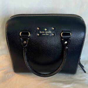 Kate Spade Patterson Drive Dome Satchel – Black Pebbled Leather